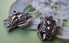 Accessories - 10 Pcs Of Antique Silver Bird Eggs In The Nest Charms 16x19mm A808