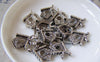 Accessories - 10 Pcs Of Antique Silver Bird On The House Charms Pendnat 14x17mm A5408