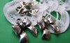 Accessories - 10 Pcs Of Antique Silver Bow Tie Knot Charms 15x18mm A786