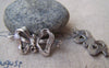 Accessories - 10 Pcs Of  Antique Silver Bow Tie Knot Charms 15x30mm A2349