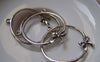 Accessories - 10 Pcs Of Antique Silver  Bow Tie Ring Charms 29mm A5729