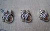 Accessories - 10 Pcs Of Antique Silver Christmas Snowman Charms 14x18mm A1525