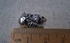 Accessories - 10 Pcs Of Antique Silver Christmas Snowman Charms 14x18mm A1525