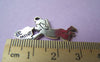 Accessories - 10 Pcs Of Antique Silver Cupid Angel Charms 17x32mm A1336