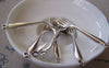 Accessories - 10 Pcs Of Antique Silver Dinner Fork Charms 8x55mm A2321