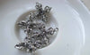 Accessories - 10 Pcs Of Antique Silver Double Vajra/Dorje Cross Buddhism Pendants 20x23mm A7699