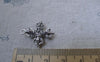 Accessories - 10 Pcs Of Antique Silver Double Vajra/Dorje Cross Buddhism Pendants 20x23mm A7699