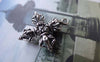 Accessories - 10 Pcs Of Antique Silver Double Vajra/Dorje Cross Buddhism Pendants 20x23mm A7699