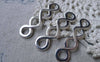 Accessories - 10 Pcs Of Antique Silver Figure 8 Connector Charms  10x44mm  A7748