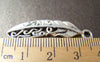 Accessories - 10 Pcs Of Antique Silver Filigree Feather Charms 10x38mm A4193