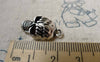 Accessories - 10 Pcs Of Antique Silver Filigree Skull Charms 13x20mm  A6401