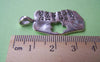 Accessories - 10 Pcs Of Antique Silver Fruit Apple Charms Pendants 20x39mm A1348