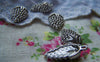 Accessories - 10 Pcs Of Antique Silver Grape Charms Pendants  10x20mm A1025