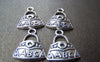 Accessories - 10 Pcs Of Antique Silver Handbag Charms Pendants 17x21mm A1326