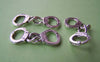 Accessories - 10 Pcs Of Antique Silver Handcuff Charms Double Sided  12x32mm A858