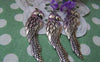 Accessories - 10 Pcs Of Antique Silver Huge Parrot Pendant Charms 15x55mm A810