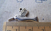 Accessories - 10 Pcs Of Antique Silver Hummingbird Charms 13x25mm A829