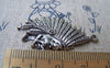 Accessories - 10 Pcs Of Antique Silver Indian Chief Charms Pendants 30x55mm A2285