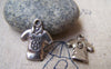 Accessories - 10 Pcs Of Antique Silver Jersey Shirts No. 9 Charms 15x18mm A1349