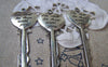 Accessories - 10 Pcs Of Antique Silver Key Pendants Charms 20x57mm A1247