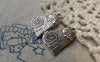 Accessories - 10 Pcs Of Antique Silver Kitten Cat Charms 14x20mm A6023