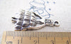 Accessories - 10 Pcs Of Antique Silver Lady In Dress Pendants 21x35mm A2894