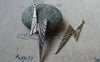 Accessories - 10 Pcs Of Antique Silver Lightning Bolt Charms Pendant Double Sided 14x50mm A5476