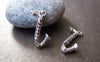 Accessories - 10 Pcs Of Antique Silver Little Saxphone Musical Instrument Charms 9.5x21mm A2793