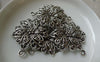 Accessories - 10 Pcs Of Antique Silver Lovely Filigree Flower Connector Charms 27.5mm A6567