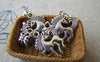 Accessories - 10 Pcs Of Antique Silver Lovely Horse Charms  15x20mm A2347