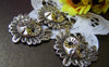 Accessories - 10 Pcs Of Antique Silver Lovely Owl Pendants Charms 30x35mm A1852