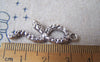 Accessories - 10 Pcs Of Antique Silver Lovely Snake Charms  11x30mm A4560