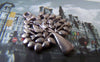 Accessories - 10 Pcs Of Antique Silver Lush Tree Charms Pendants 24x28mm A1003