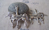 Accessories - 10 Pcs Of Antique Silver Merry Go Round Unicorn Horse Pendant Charms  44x45mm A4306