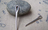 Accessories - 10 Pcs Of Antique Silver Metal Pin Spikes Charms 5x39mm A866