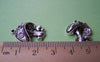 Accessories - 10 Pcs Of Antique Silver  Mushroom Charms 18x20mm A1626