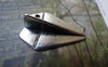 Accessories - 10 Pcs Of Antique Silver Paper Plane Charms Pendants 21x31mm A5467