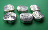 Accessories - 10 Pcs Of Antique Silver Rondelle Octagon Flower Beads Double Sided   11mm A1111