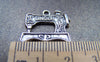 Accessories - 10 Pcs Of Antique Silver Sewing Machine Charms  18x20mm A1332