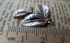 Accessories - 10 Pcs Of Antique Silver Three Leaf Branch Charms 23x23mm A959