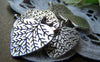 Accessories - 10 Pcs Of Antique Silver Tree Heart Charms 20x22mm A1092