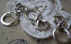 Accessories - 10 Pcs Of Antique Silver Twisted Figure 8  Connectors Charms 16x31mm A1048