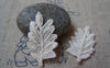 Accessories - 10 Pcs Of  Beige Floral Tree Leaf Cotton Lace Doily 20x40mm A5009
