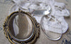Accessories - 10 Pcs Of Crystal Glass Dome Oval Cabochon Cameo 22x30mm A3640