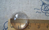 Accessories - 10 Pcs Of Crystal Glass Dome Round Cabochon Cameo 18mm A3642