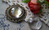 Accessories - 10 Pcs Of Crystal Glass Dome Round Cabochon Cameo 20mm A3924