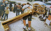 Accessories - 10 Pcs Of Gold Color Skeleton Key Pendants 20x62mm A4301