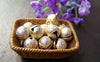 Accessories - 10 Pcs Of Gold Color Star Dust Bells Jingle Bells Charms  8mm A3865