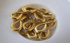 Accessories - 10 Pcs Of Gold Tone Figure 8 Connector Charms 8x23mm A5411