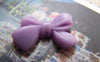 Accessories - 10 Pcs Of Resin Bow Knot Tie Beads Assorted Color 14x23mm A2182